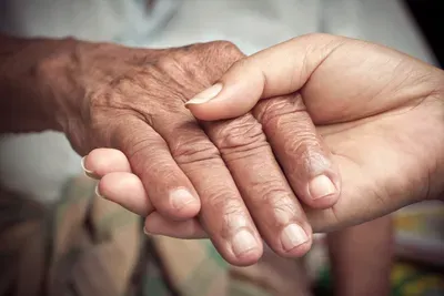 Holding hands